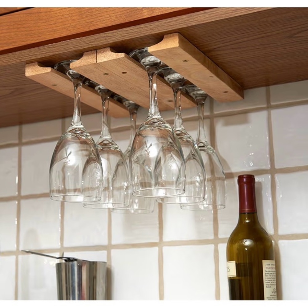Hard Wood Wine Glass Holder